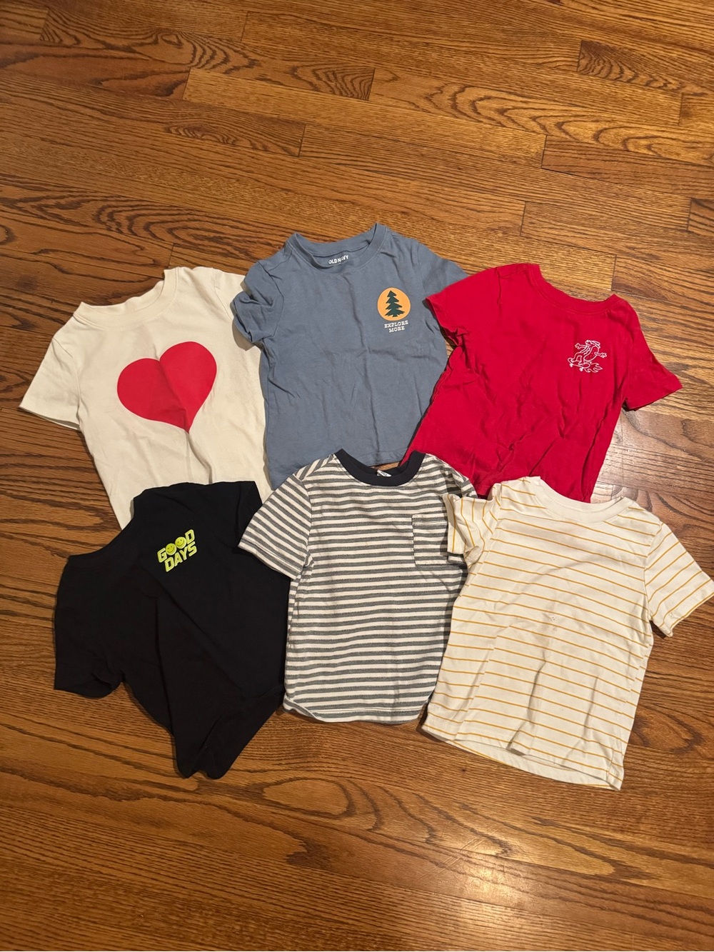 Kids Short Sleeve T-Shirt Bundle - Mixed Colors